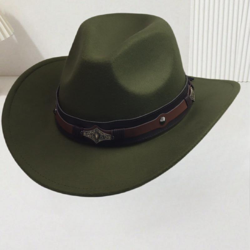 Tibetan western cowboy top hat new ethnic style hot sale men's and women's casual top hat party jazz hat