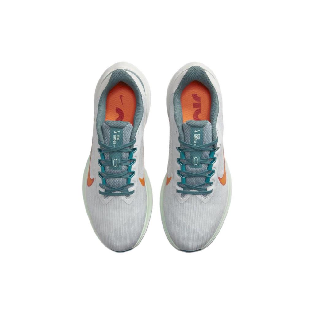 Nike Air Winflo 9 Pure Platinum Total Orange Men Sneakers Grey Aviator-Grey Mineral-Blue DD6203-005