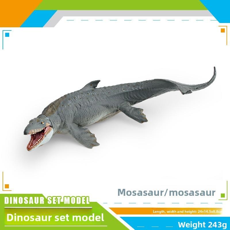 

Simulated Brontosaurus Iguanodon Mamenchisaurus Mosasaurus Model Ornament For Kids Educational Collectible Figures Leptoceras
