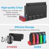 Convenient Controller Charging Dock Compatible with Switch Accessories and OLED Model Joycons 4 Charging N.S Joy-Pay Slots