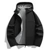Unisex Soft Shell Trekking Jacket: Windproof, Waterproof Hooded Outerwear for Men, Ideal for Mountaineering and Outdoor Activities.