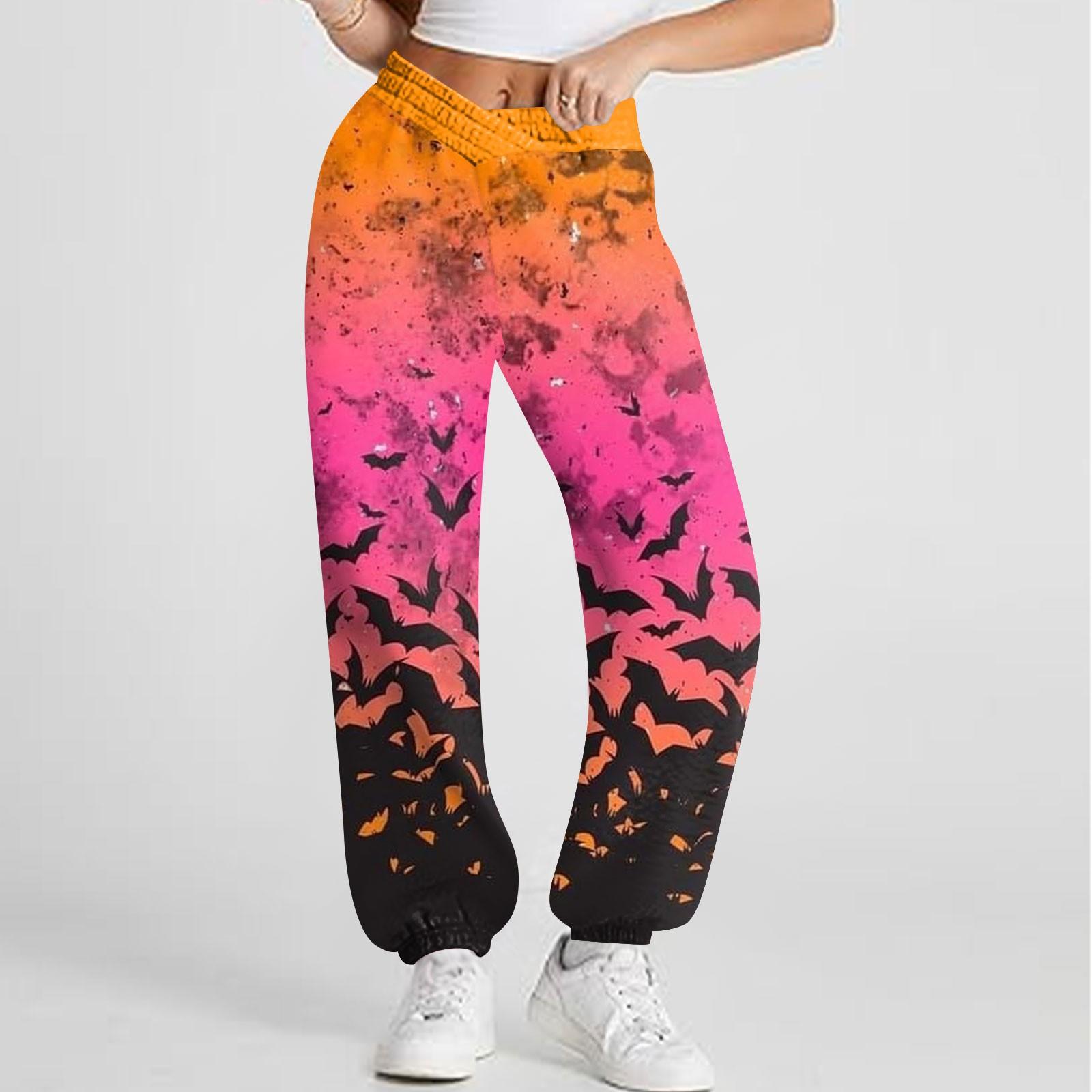 

Женские повседневные модные спортивные штаны с принтом, спортивные штаны, брюки, эластичные брюки с завязками на талии XXXL