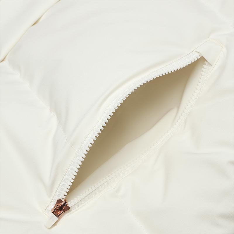 New FILA Athletics Down Jacket Women's Vanilla White A11W441905FIV