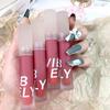 VIBELY Fumo Leggero Opaco Velluto Opaco Lip Slush Impermeabile Lunga Durata Lucidalabbra Bianco