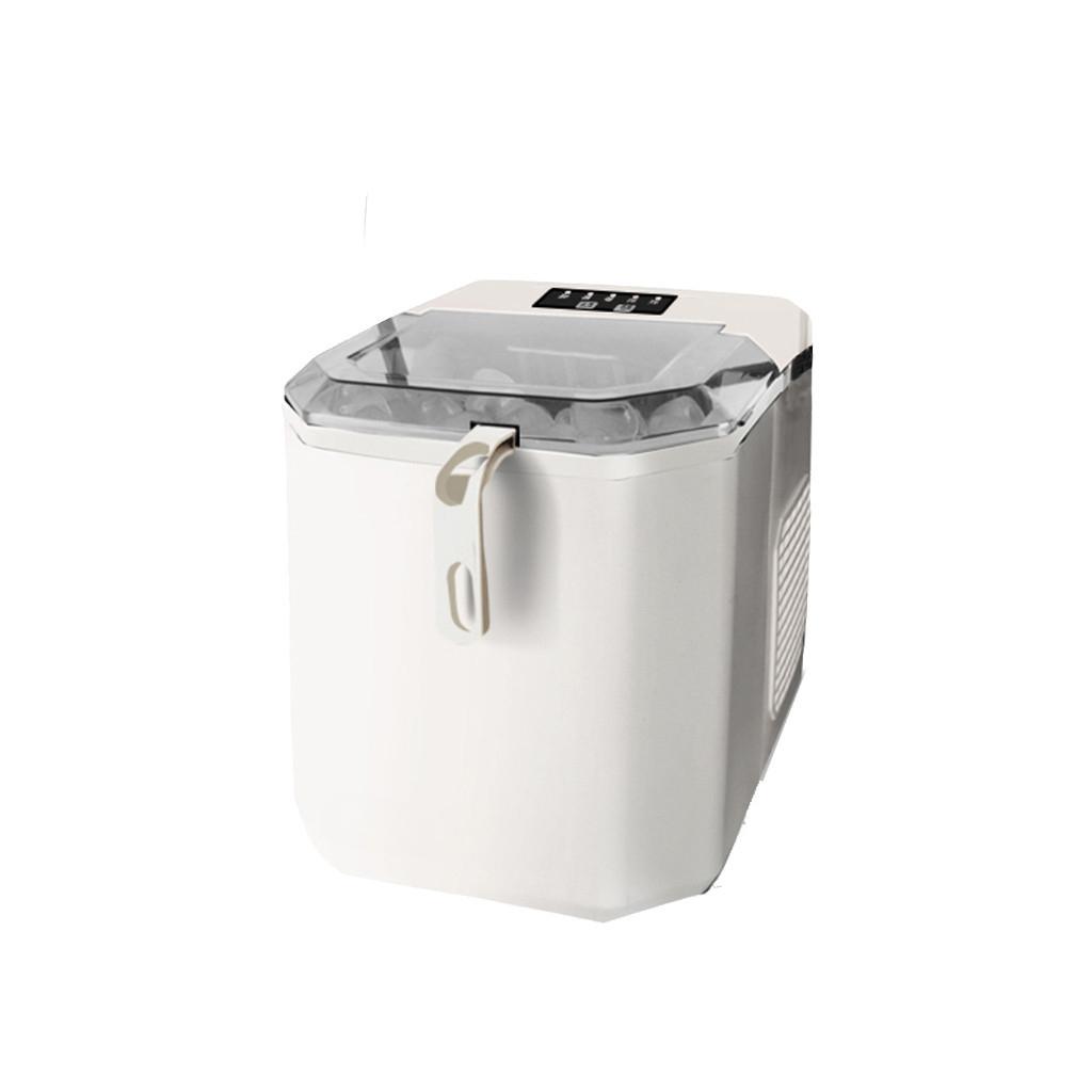 22x30x26 см Автоматическая самоочищающаяся машина для производства льда Бытовая тихая работа Быстродействующая машина для производства льда Basic белый