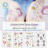 Children's Waterproof Princess Cartoon Tattoo Stickers for Birthday Parties
