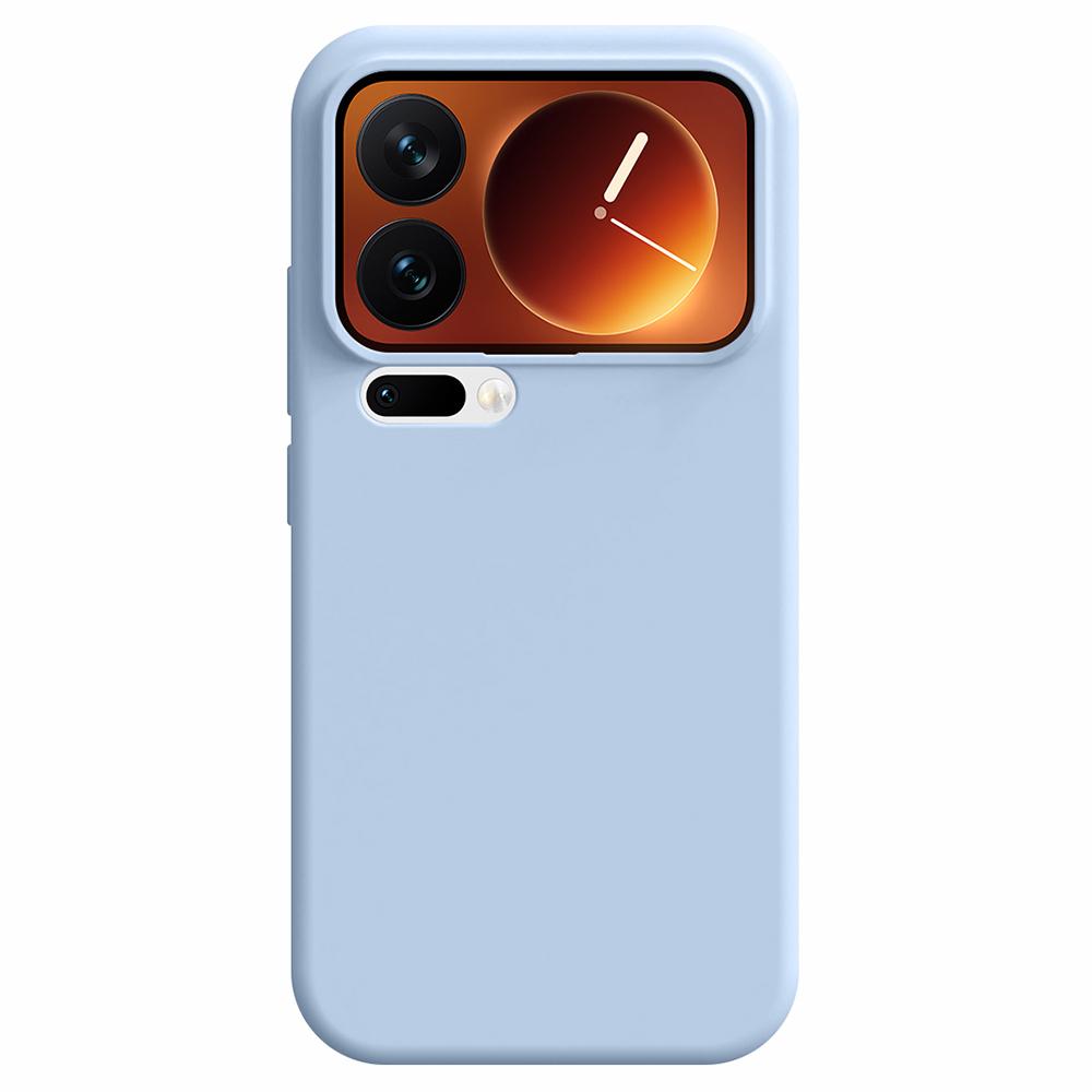 For Xiaomi 17 Pro Case Skin-Friendly Liquid Silicone + PC Phone Cover