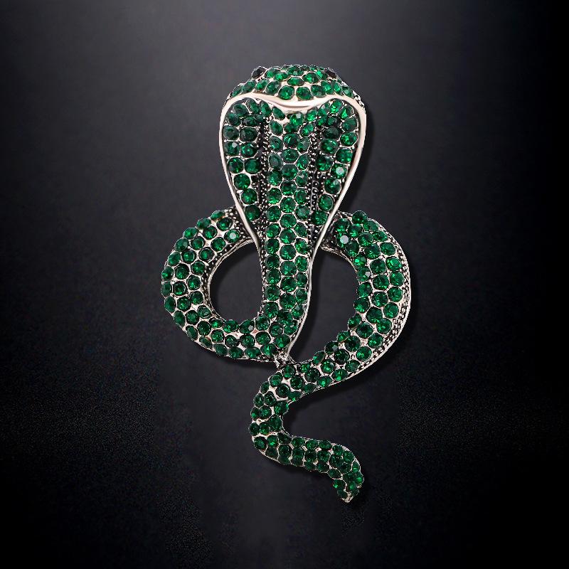 Retro Fashion Zodiac Cobra Female Versatile  Brooch 3*5CM