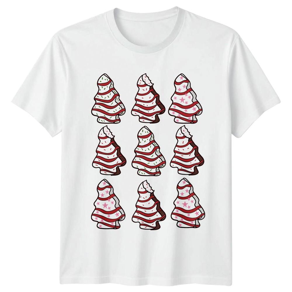 Christmas Tree Cookie Holiday Graphic Unisex T Shirt Unisexs Unisexs S