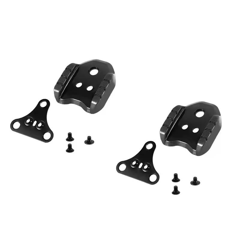 Plastic Road Bike & Mountain Bike for SPD Cleat Stabilizing Adapter Compatible Bike Shoes Pedals Cleats Compatible SPD Cleats Pedal cleat чёрный
