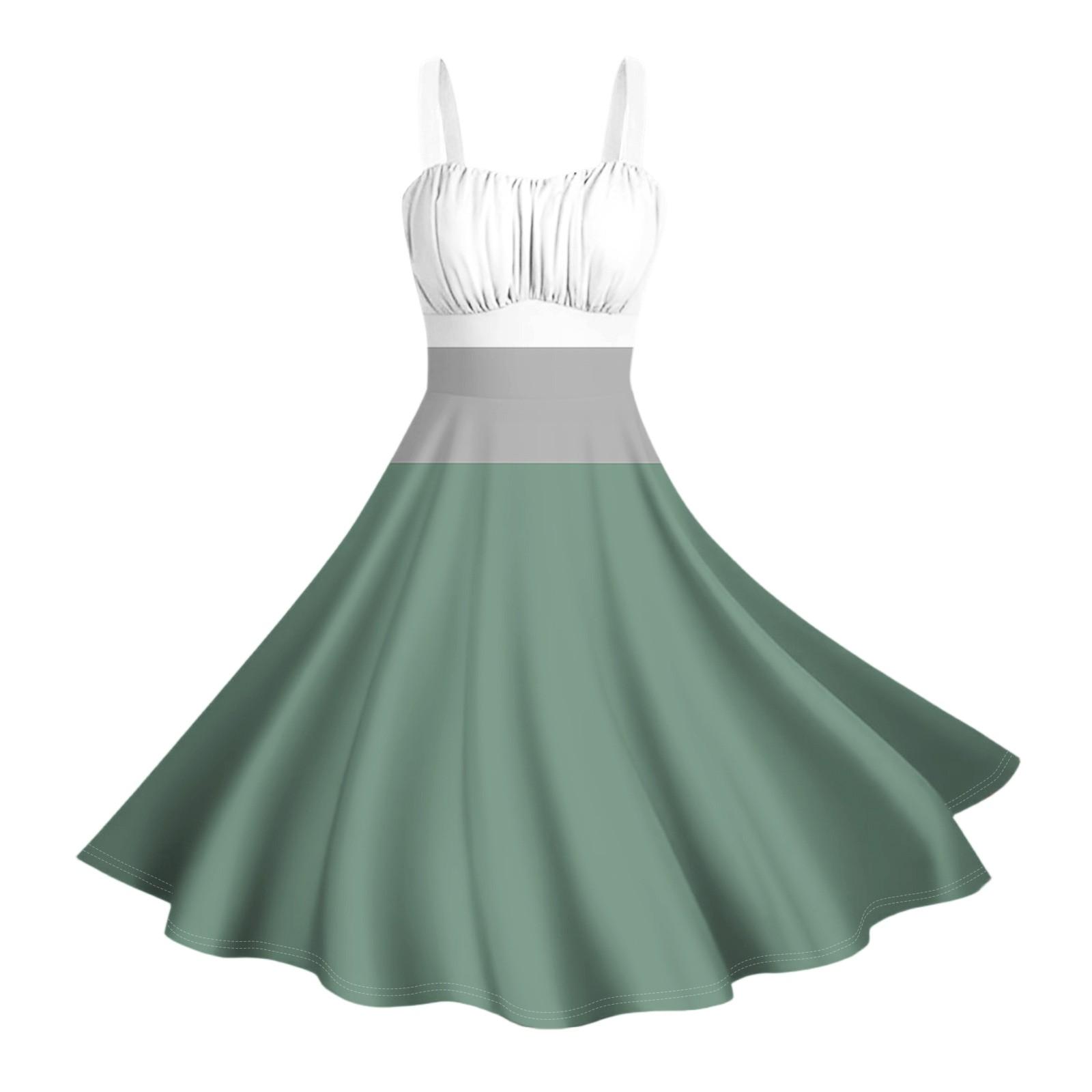 

Женские винтажные платья без рукавов, плиссированные, в стиле пэчворк, милые, с А-силуэтом, полосатые, с принтом XL