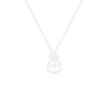 Minority Design Smart Necklace Feminine Simplicity Inlaid Zircon Pendant Clavicle Chain Geometric Neck Chain Jewelry