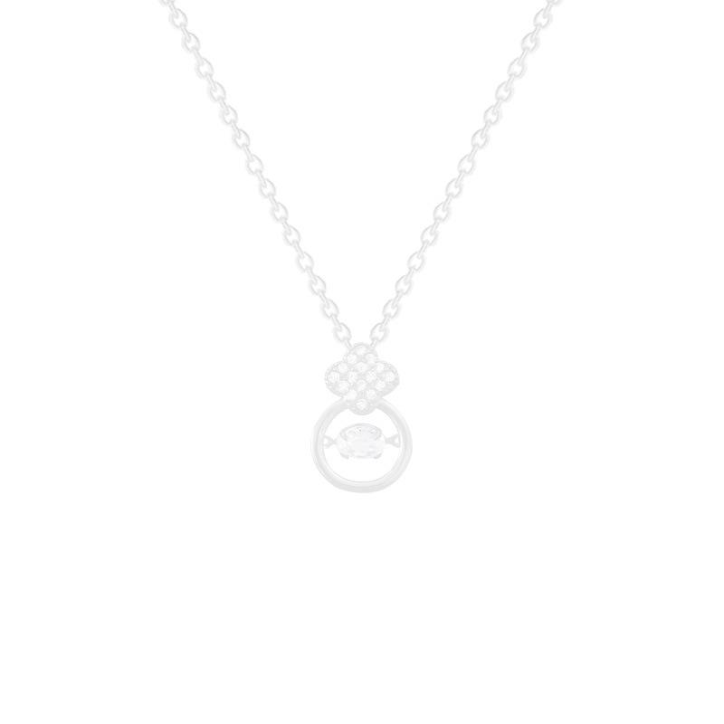 Minority Design Smart Necklace Feminine Simplicity Inlaid Zircon Pendant Clavicle Chain Geometric Neck Chain Jewelry