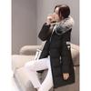 Winter Warm Fur Collar Hooded Women Parka Fashion Comfortable Zipper Pockets Design Long Jacket Elegant Slim Thick Female Coats