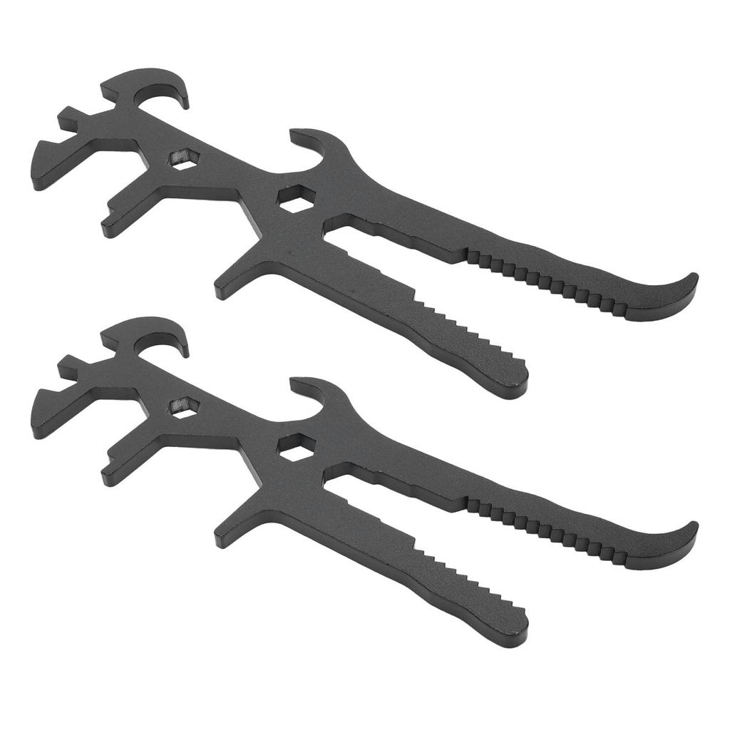 2 Pezzi Apriscatole Strumento Metallo Latta Vernice Barile Coperchio 14 in 1 Multifunzione Professionale Risparmio di Lavoro