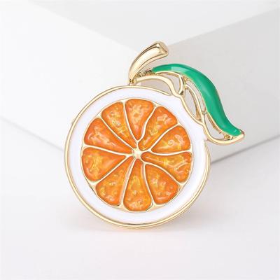 Fashion Enamel Lemon Brooches For Women Men Beauty Fruits Party Daily Clothing Accessories Causal Brooch Pins Jewelry Gifts