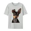 Maglietta Pinscher Nano Mamma Papà del Cane T-shirt Amore Cucciolo Magliette per Animali Domestici Ultimo Modello Camisa Manica Corta Magliette Unisex Top Casual T-shirt