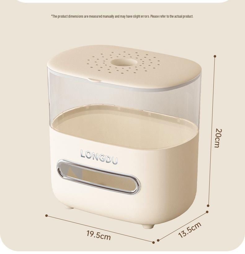 Eco-Friendly Multifunctional Tissue Box with Desktop Fish Tank for Home or Office