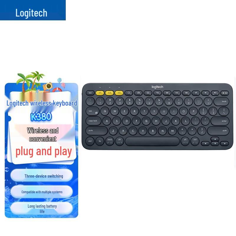 

Logitech K380 Bluetooth Multi-Device Keyboard