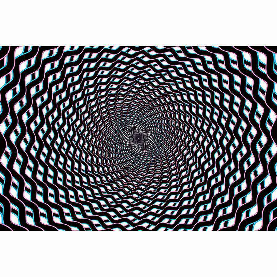 MOON.QG 3D Photography Wallpapers Backdrop Visual Illusion Background Swirl Geometric Home Wall Event Photo Studio Decorations