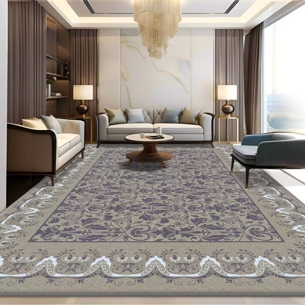 Thick Crystal Velvet Carpet Living Room Bedroom Dirt Resistant Light Luxury Easy To Take Care of Coffee Table Sofa Blanket Bedroom Blanket