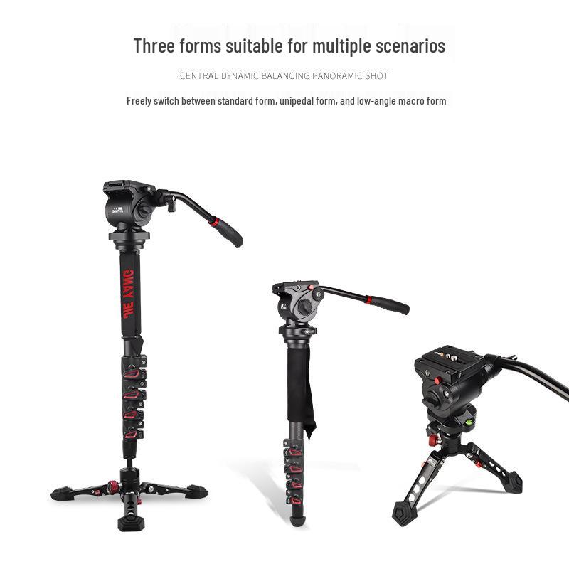 Yang JY0619 Carbon Fiber Monopod for DSLR Cameras - 8 Section, 2nd Gen Professional Stabilizer