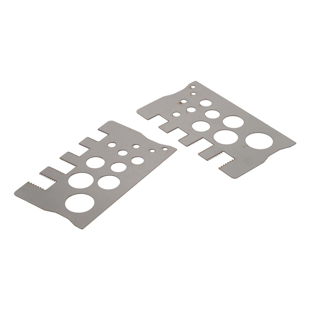 Screw Pitch Gauge Tool 100mm Metric Ruler for Nut and Bolt Measurement
