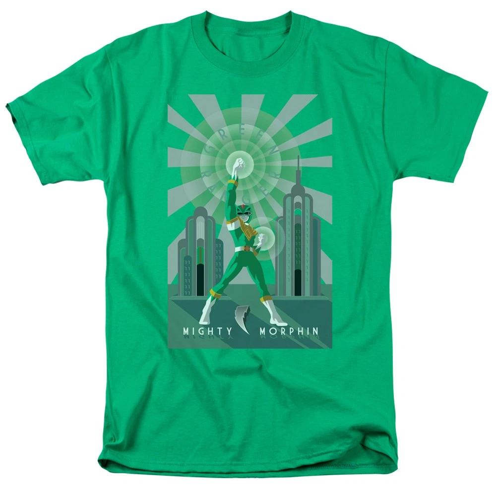Power Rangers Green Ranger Art Deco Licensed Children s T-shirt 130
