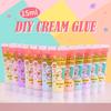 DIY Imitation Cream Glue Homemade Mobile Phone Hairpin Card Clay Material Glues Craft Accessories 15ml Cream Resin C8M0