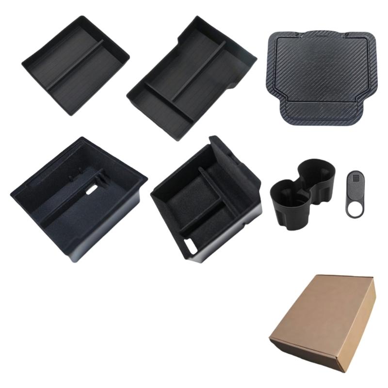 Armrest Storage Tray Anti Slip Storage Box for 3 Y Juniper Easy Installation Center Console Organizer Tray