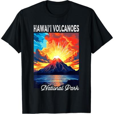 Hawaii Volcanoes National Park Kilauea Volcano Vintage T-Shirt