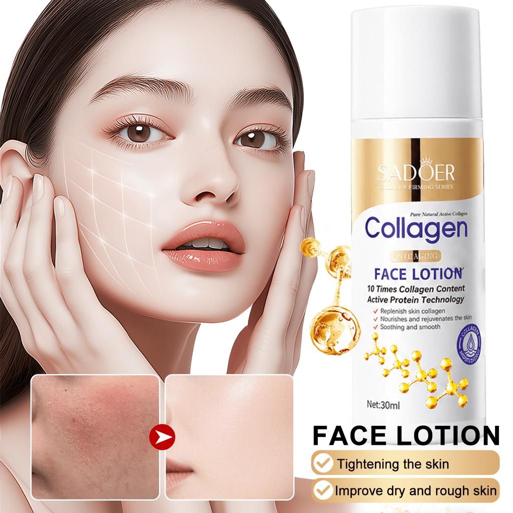 Collagen Cherry Blossom 6-Piece Travel Skincare Set - Hydrating & Soothing Facial Care Kit With Clea