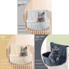 Pet Bed Hanging Style Plush Fabric Warm Cat Bed For Indoor And Outdoor Use