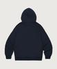 Champion Small Logo Loose Fit Zip-Up Hoodie Navy