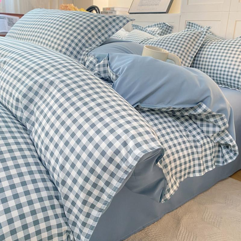 Autumn and winter new skin-friendly washable bedding four-piece dormitory student dormitory three-piece comfortable