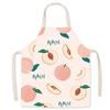 Children's and Adult Strawberry Print Waist Apron - Parent-Child Match, Sleeveless Coverall
