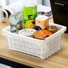 Storage Basket With Iron Material For Home Office And Bathroom Organization