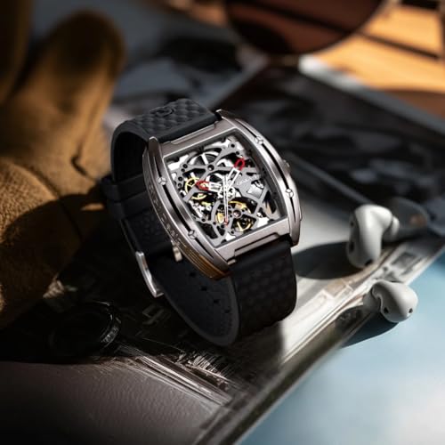 CIGA Design Series Z EDGE Steel Automatic Watch, Authentic, Men's, Black, Z031-SISI-W15BK