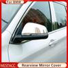 2 Stücke ABS Chrom Rückspiegel Abdeckung Trim für BMW X1 X2 F48 F49 F39 F52 F40 F45 F46 Z4 G29 Seitenspiegel Aufkleber