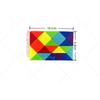 Colored Magic Cube Toys Magic Rule Snake Multi-color Puzzle Fidget Toys Decompression Transformable Cubes Educational Toys