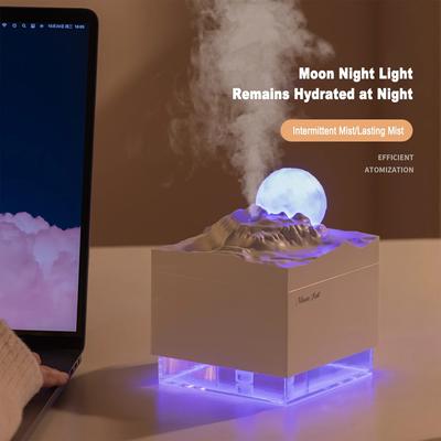Difuzér vůně Chladivá mlha zvlhčovače LED esenciální olej Moon Lamp zvlhčovač vzduchu Aroma difuzér noční světlo pro domácí kancelář