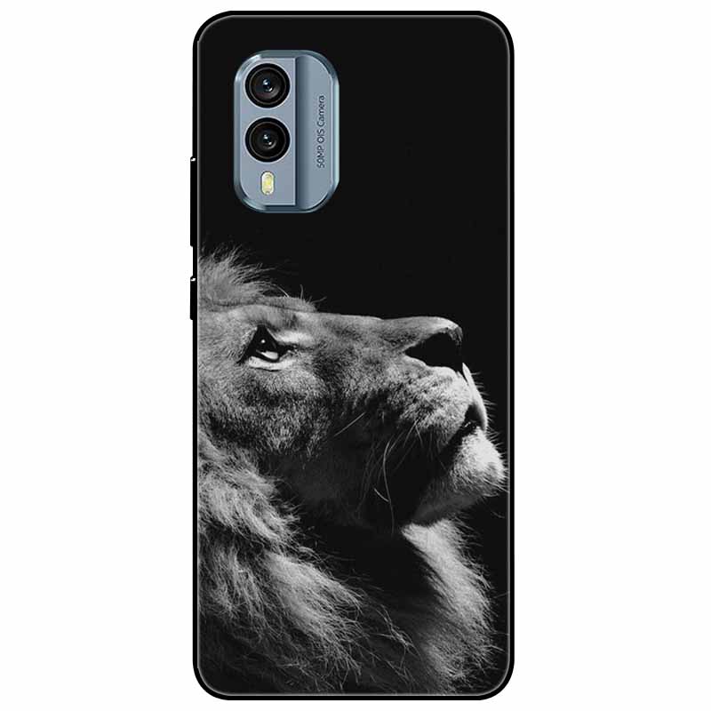 Soft Case for Nokia X30 5G NokiaX30 Cover Fashion Wolf TPU Silicone Fundas Capa For Nokia X30 5G Case X 30 NFC Protective Lion