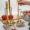 Vertical Soup Ladle Holder Spoon Rest Stainless Steel Easy Access Cooking Utensils Stand for Kitchen Cookware Hot Pot