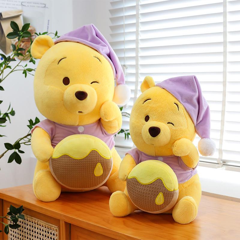New Doll Sweetheart Winnie The Pooh Plush Toy Sitting Version Honey Jar Winnie The Pooh Doll Doll Doll