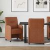 Dining Chairs with Casters 2 pcs Brown 57 x 67 x 95 cm