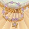 Cute Cartoon Women Bracelet, Beaded Design with Alloy Unicorn, Mermaid and Shell Charm, High Texture Daily Hand Ornaments