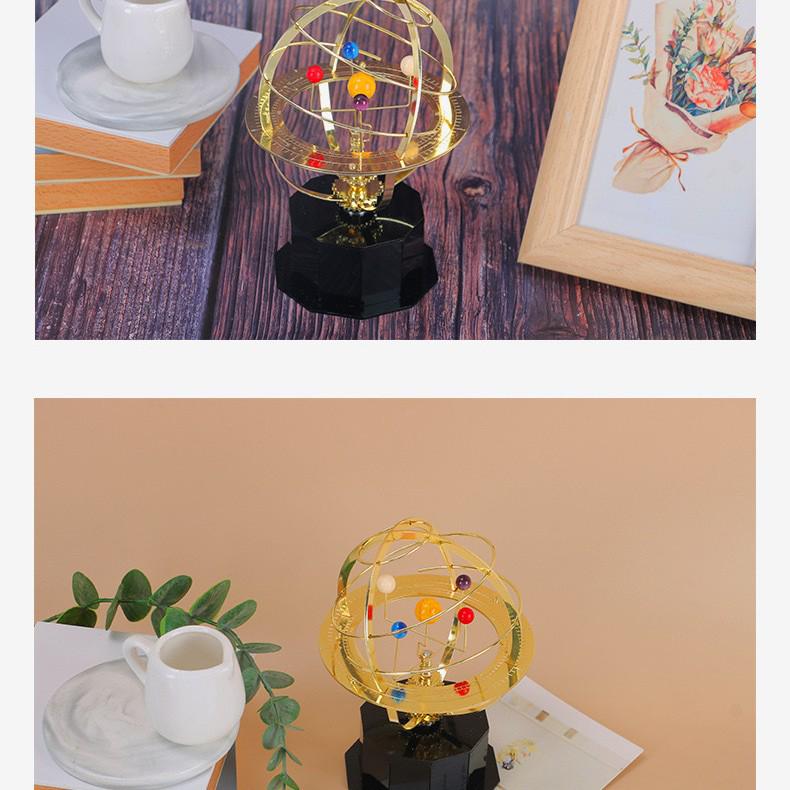 Modello di Sistema Solare Orrery Grande: Ornamento Creativo Fatto a Mano