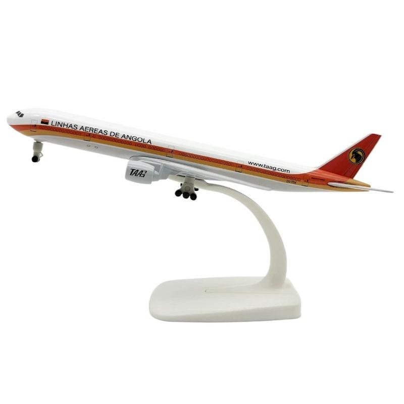 

1/400 Scale B777 20cm Angola Airways 777 Diecast Alloy Airplane with Landing Gear Model for Aviation Toy Collection Hobby Gift