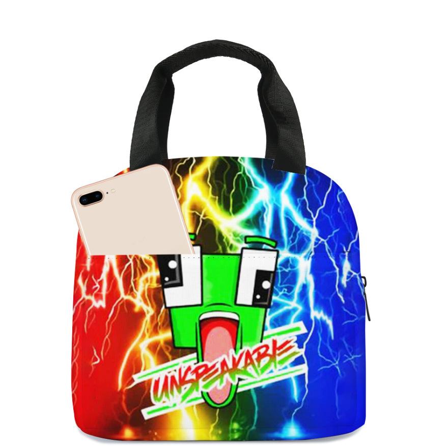 Unspeakable Portable Lunch Bag Cartoon Bento Bag Outdoor Thermal Insulation Bag Lunch Box Bag With Rice Thermal Insulation Bag