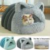 Winter Warm Langes Plüsch Haustier Katzen Nest Haus Warm und Bequem Geeignet für Kleine Bis Mittlere Katzen und Hunde Matte Tiere Schlafen